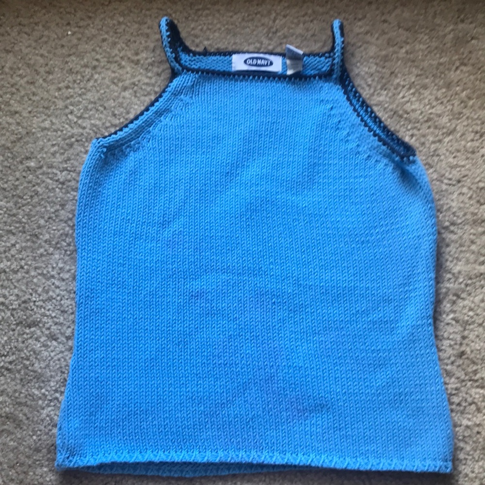 Sky Blue sweater tank